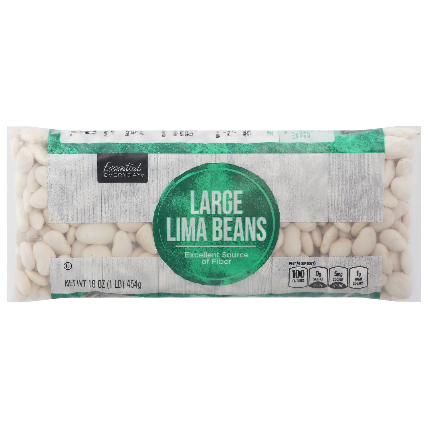 slide 1 of 1, Essential Everyday Large Lima Beans, 16 oz