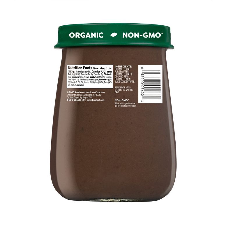 slide 2 of 9, Beech-Nut Non-GMO Organics Prune & Pear Baby Food Jar - 4oz, 4 oz