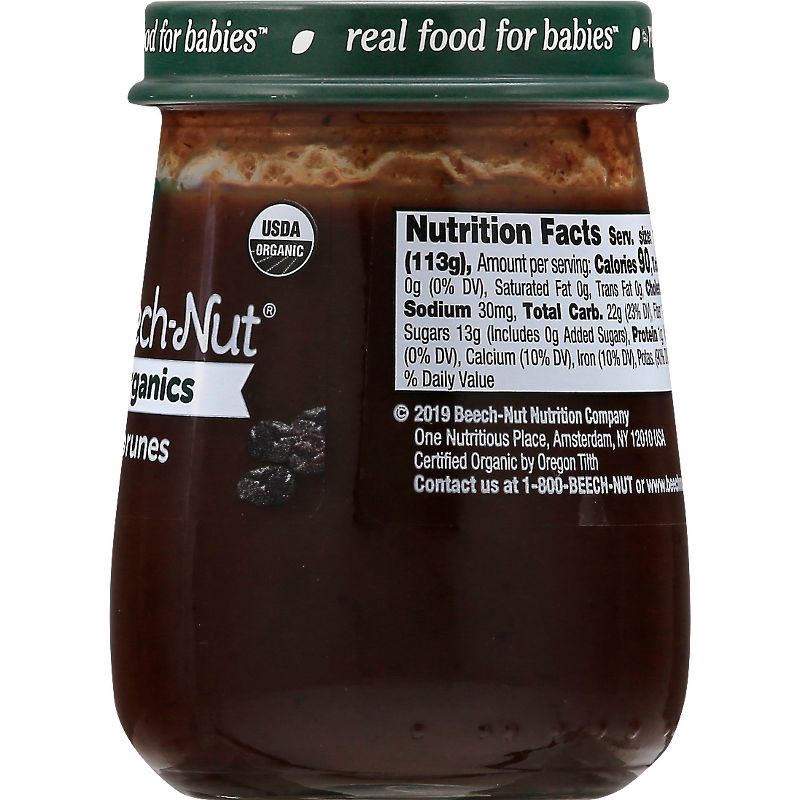 slide 7 of 9, Beech-Nut Non-GMO Organics Prune & Pear Baby Food Jar - 4oz, 4 oz