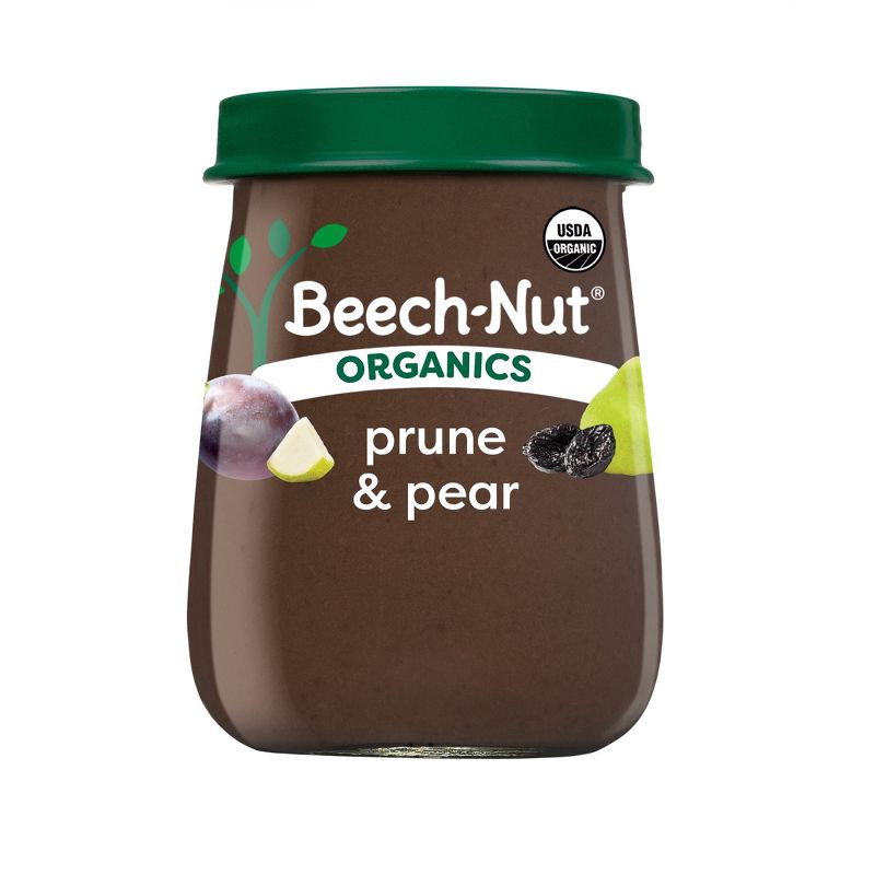 slide 1 of 9, Beech-Nut Non-GMO Organics Prune & Pear Baby Food Jar - 4oz, 4 oz