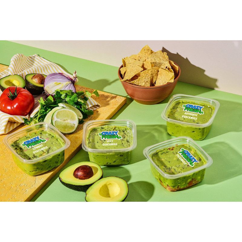 slide 2 of 7, Crazy Fresh Authentic Guacamole - 10oz, 10 oz