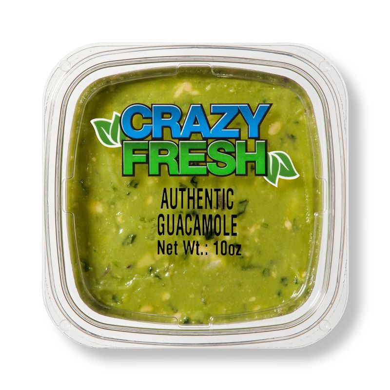 slide 1 of 3, Crazy Fresh Authentic Guacamole - 10oz, 10 oz