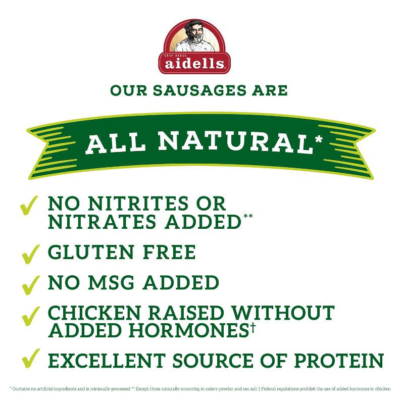 slide 2 of 4, Aidells Italian Style with Mozzarella Cheese Smoked Chicken Sausage - 12oz/4ct, 4 ct; 12 oz
