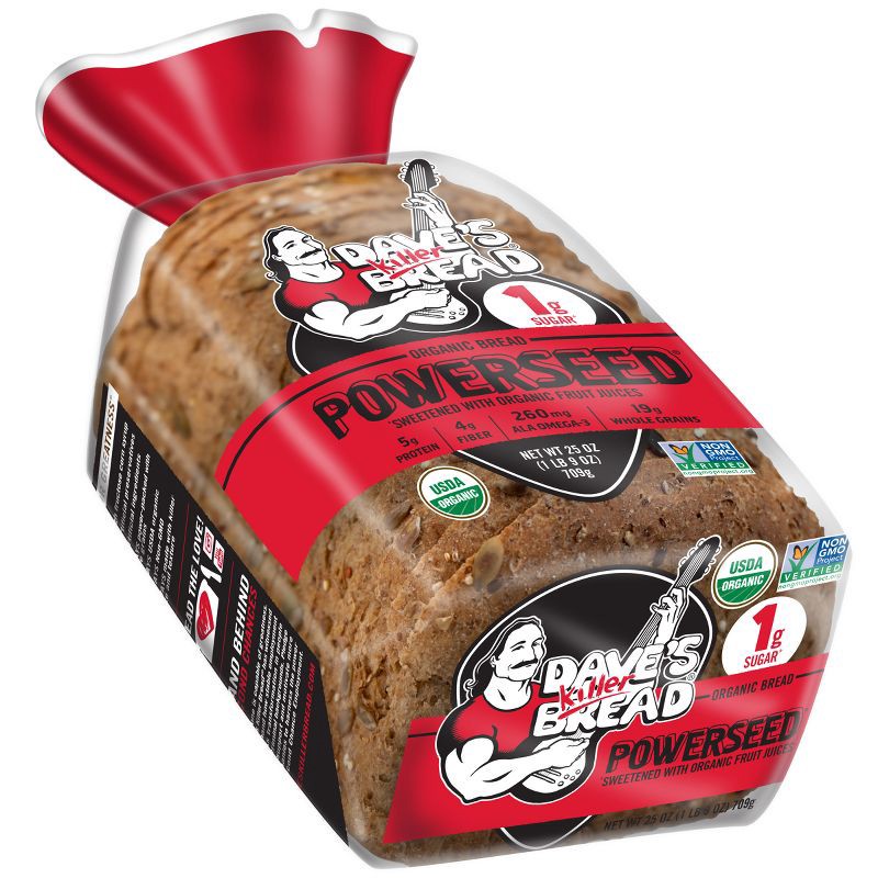 slide 13 of 16, Dave's Killer Bread Organic Powerseed Sandwich Bread - 25oz, 25 oz