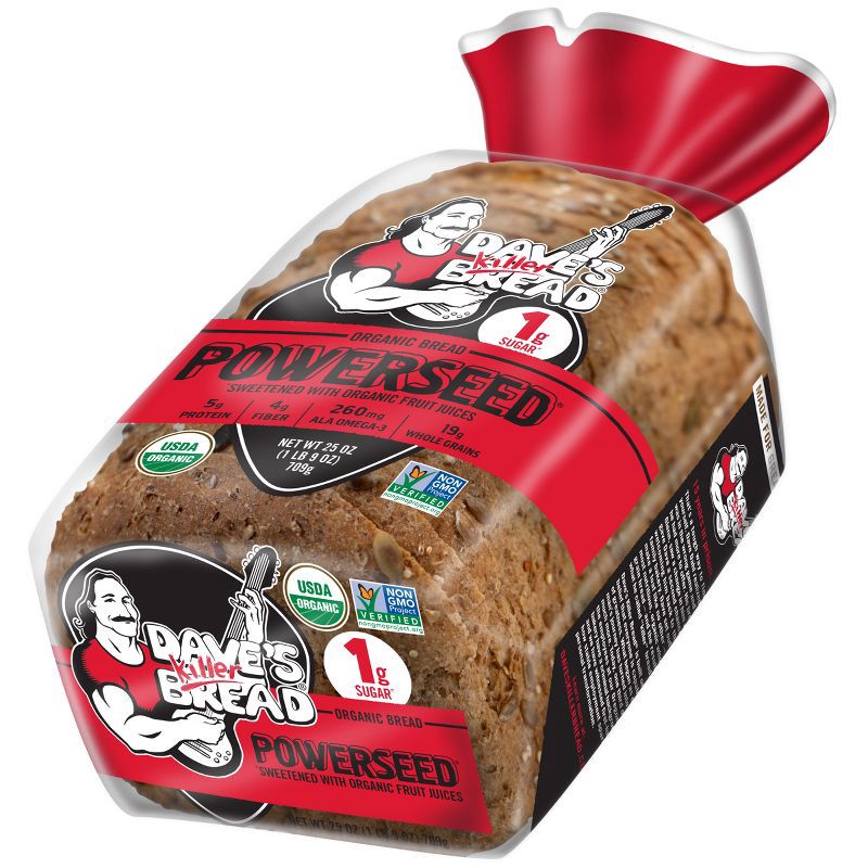 slide 14 of 16, Dave's Killer Bread Organic Powerseed Sandwich Bread - 25oz, 25 oz