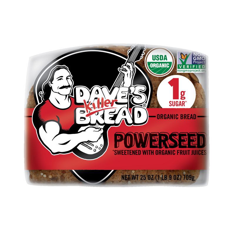 slide 15 of 16, Dave's Killer Bread Organic Powerseed Sandwich Bread - 25oz, 25 oz