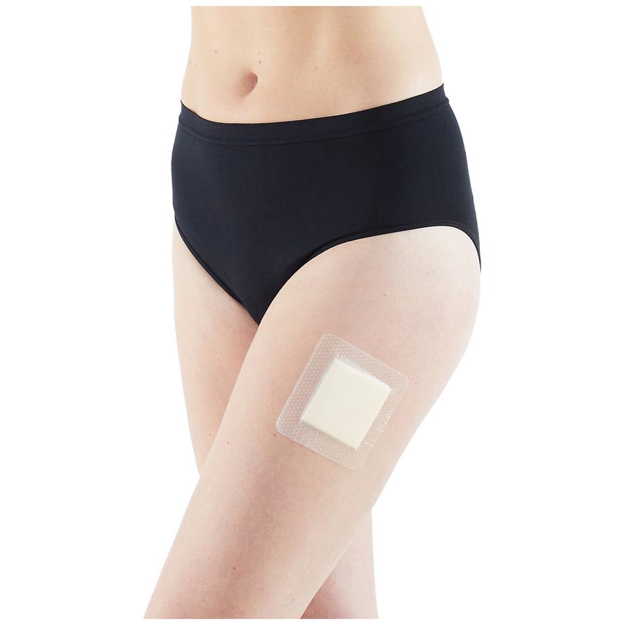 slide 3 of 5, Opti-Heal Silicone Foam Absorbent Dressing 4 ea, 4 ct