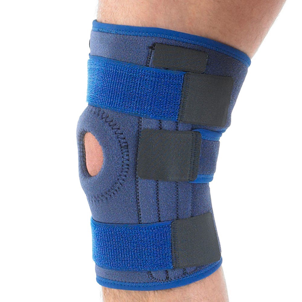 slide 5 of 5, Neo G Stabilized Open Knee Support, One Size