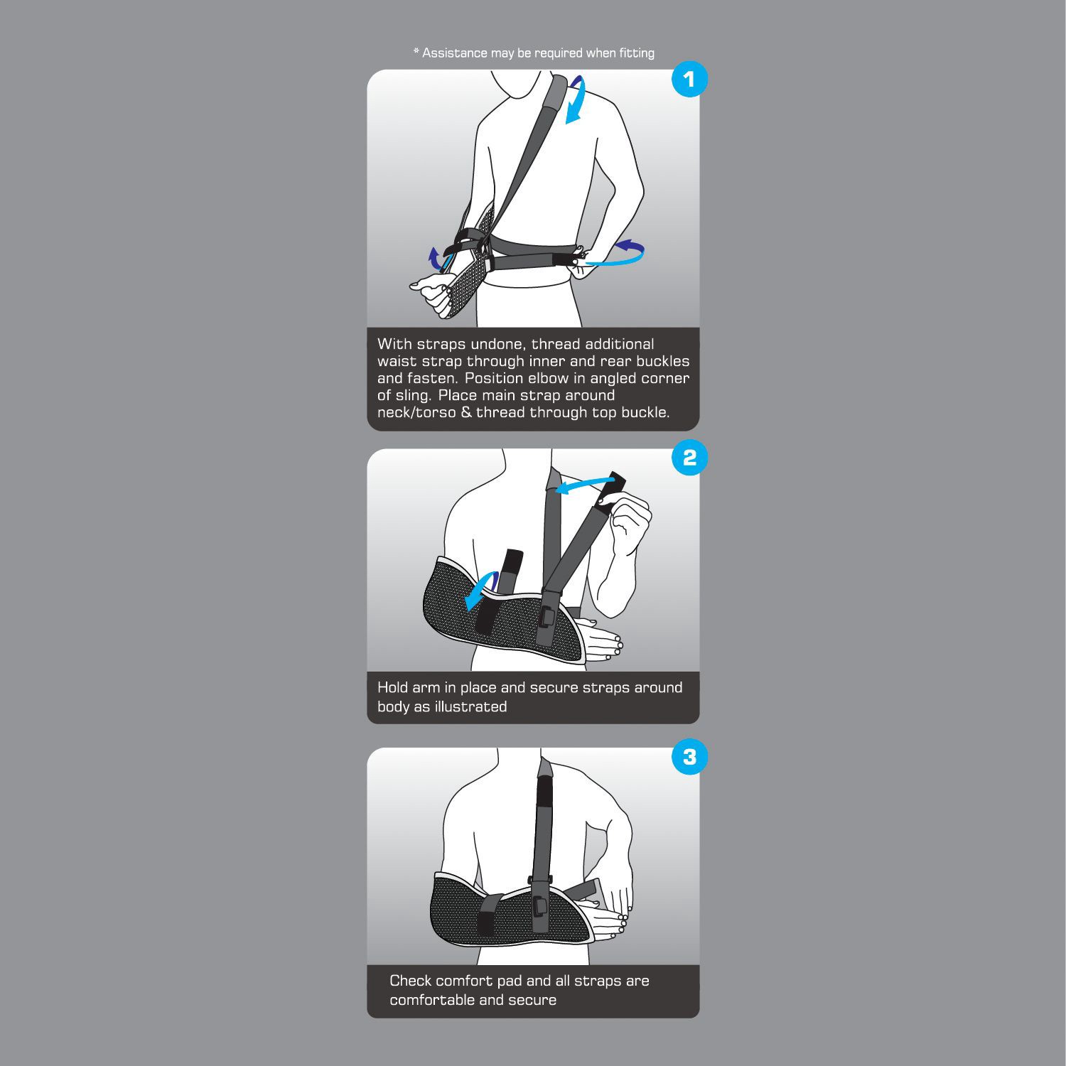 slide 3 of 7, Neo G Airflow Breathable Arm Sling, Adjustable Size, 1 ct