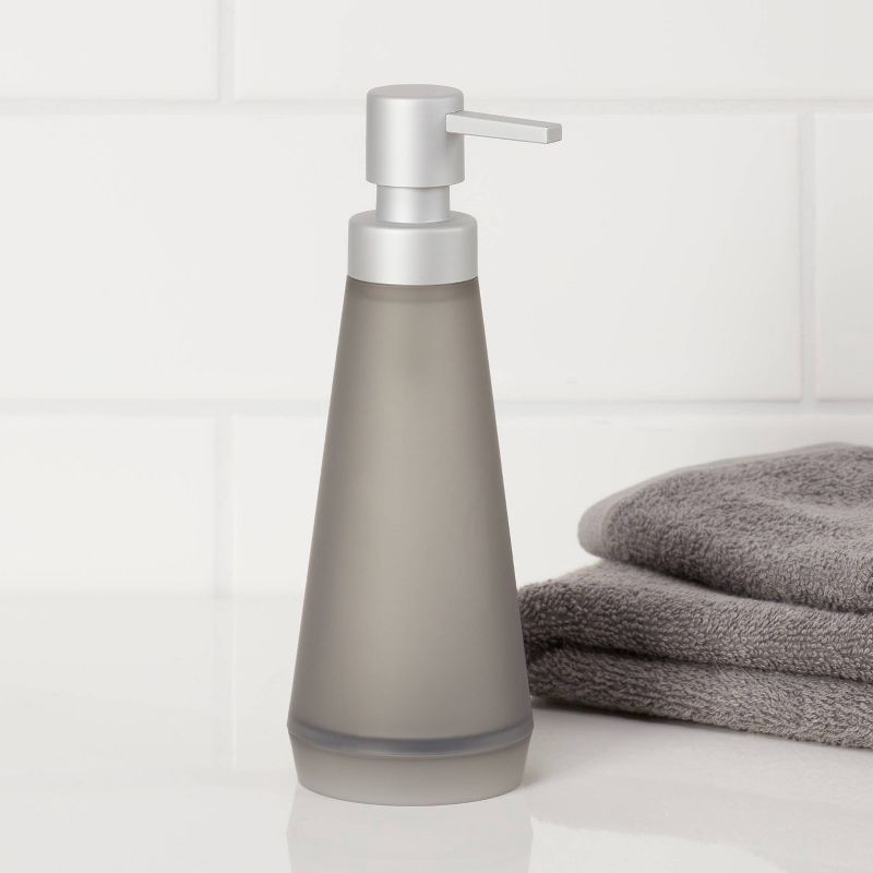 slide 2 of 4, Soap Pump Dark Gray - Room Essentials™, 1 ct