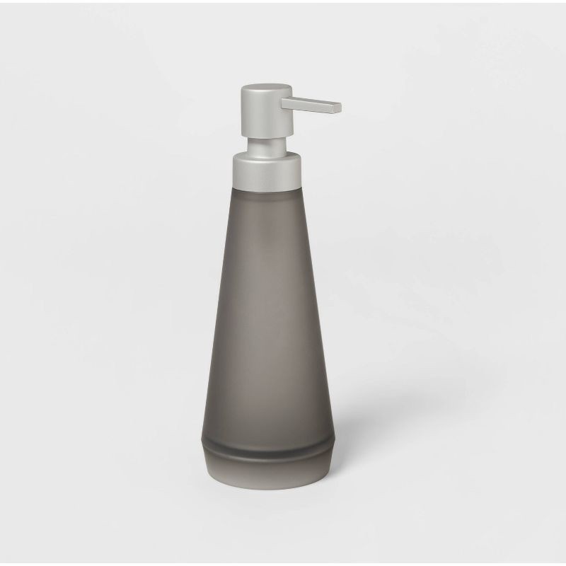 slide 1 of 4, Soap Pump Dark Gray - Room Essentials™, 1 ct