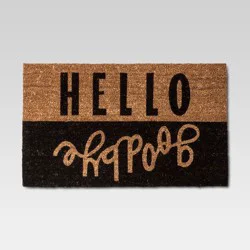 Hello Goodbye Doormat 18"x30" - Room Essentials