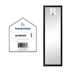 HAVENSTAY HS Black OPP Mirror, 13.5 X 49.5 IN