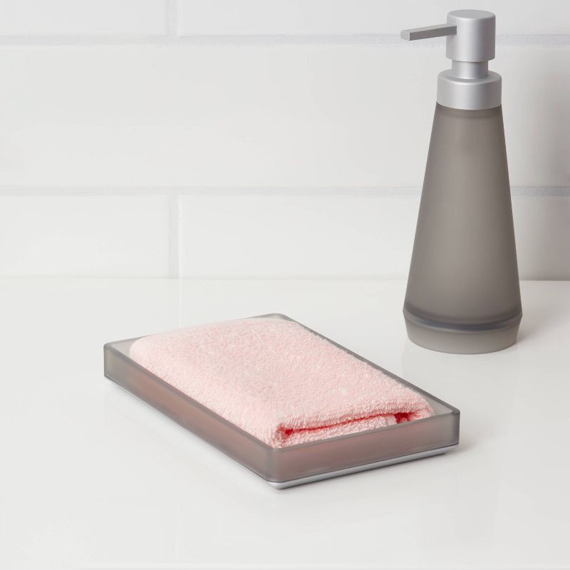 slide 2 of 4, Bathroom Tray Gray - Room Essentials™, 1 ct