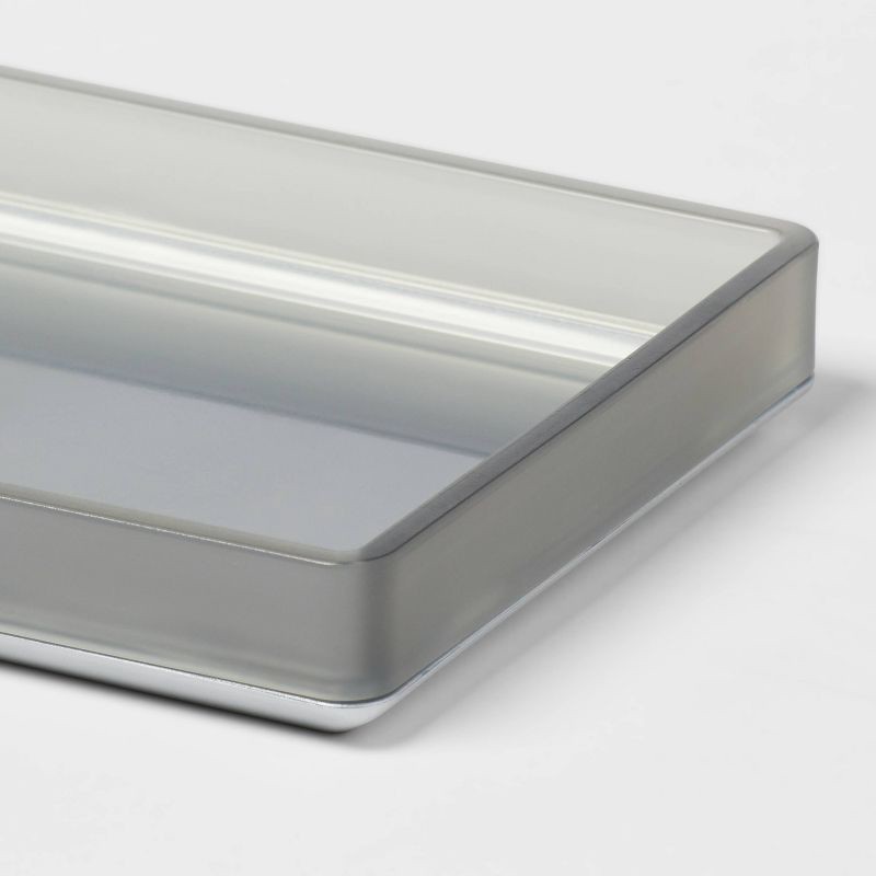 slide 4 of 4, Bathroom Tray Gray - Room Essentials™, 1 ct