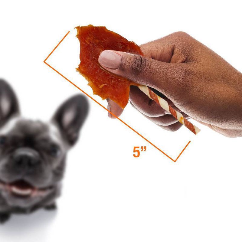 slide 9 of 10, Good 'n' Fun Triple Flavor Wings Rawhide Beef, Chicken and Pork Flavor Dog Treats - 4oz, 4 oz