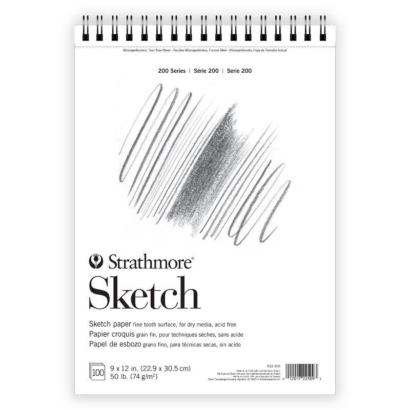 slide 1 of 5, Strathmore Sketch Pad 9"x12" 100 Sheet, 1 ct