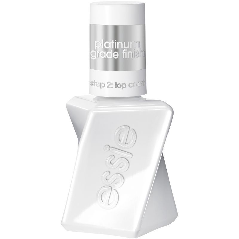 slide 1 of 9, essie Gel Couture clear nail polish top coat - 0.46 fl oz, 0.46 fl oz