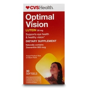 CVS Pharmacy CVS Health Optimal Vision Lutein Softgels 20mg, 30CT 30 ct ...