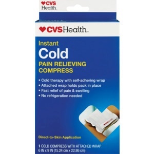 slide 1 of 1, CVS Health Instant Cold Pain Relieving Compress, 1 set