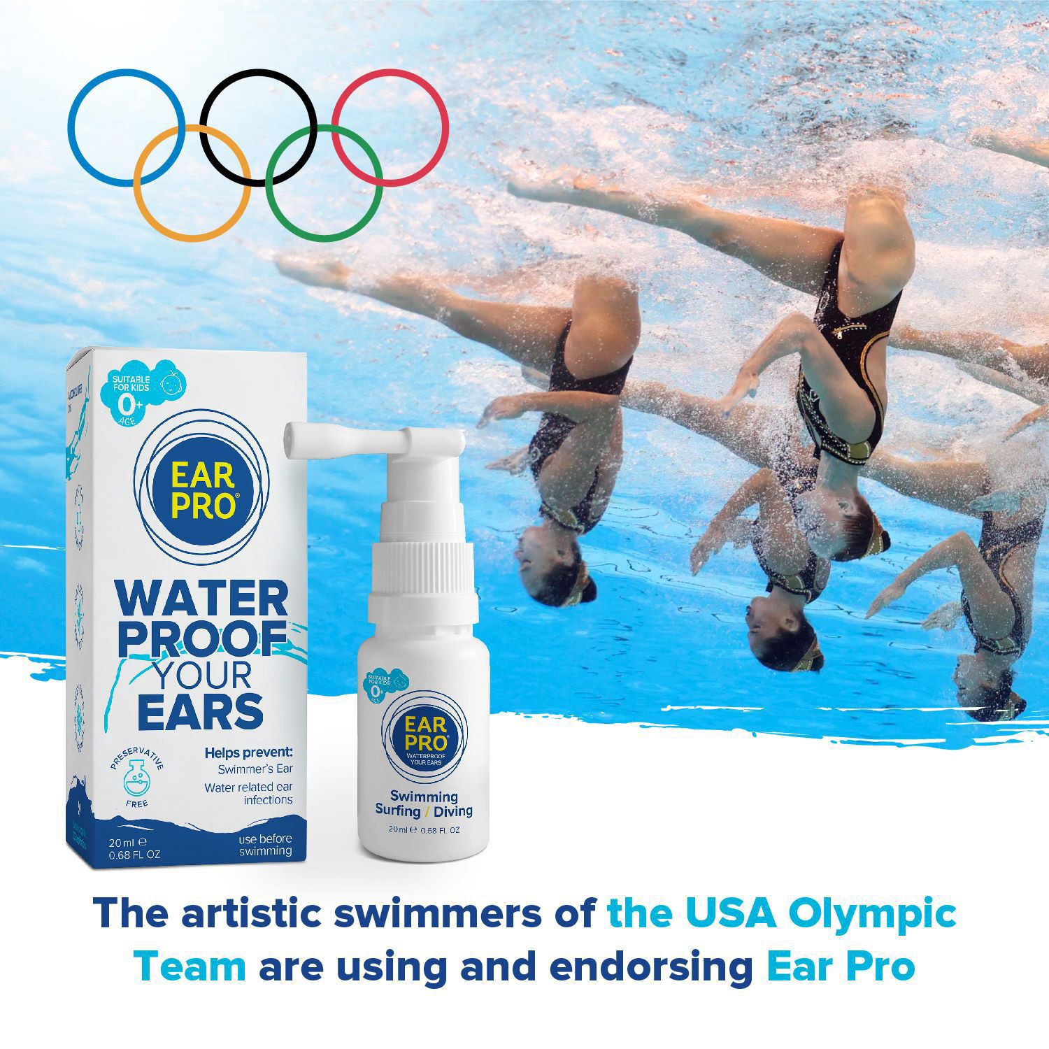 slide 3 of 8, Ear Pro 0+ Age Ear Spray 0.68 fl oz, 0.68 oz