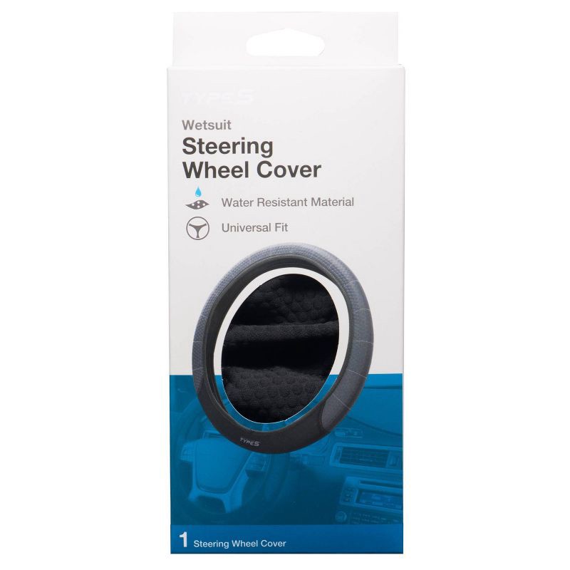 slide 3 of 4, Type S Wetsuit Steering Wheel Cover, 1 ct