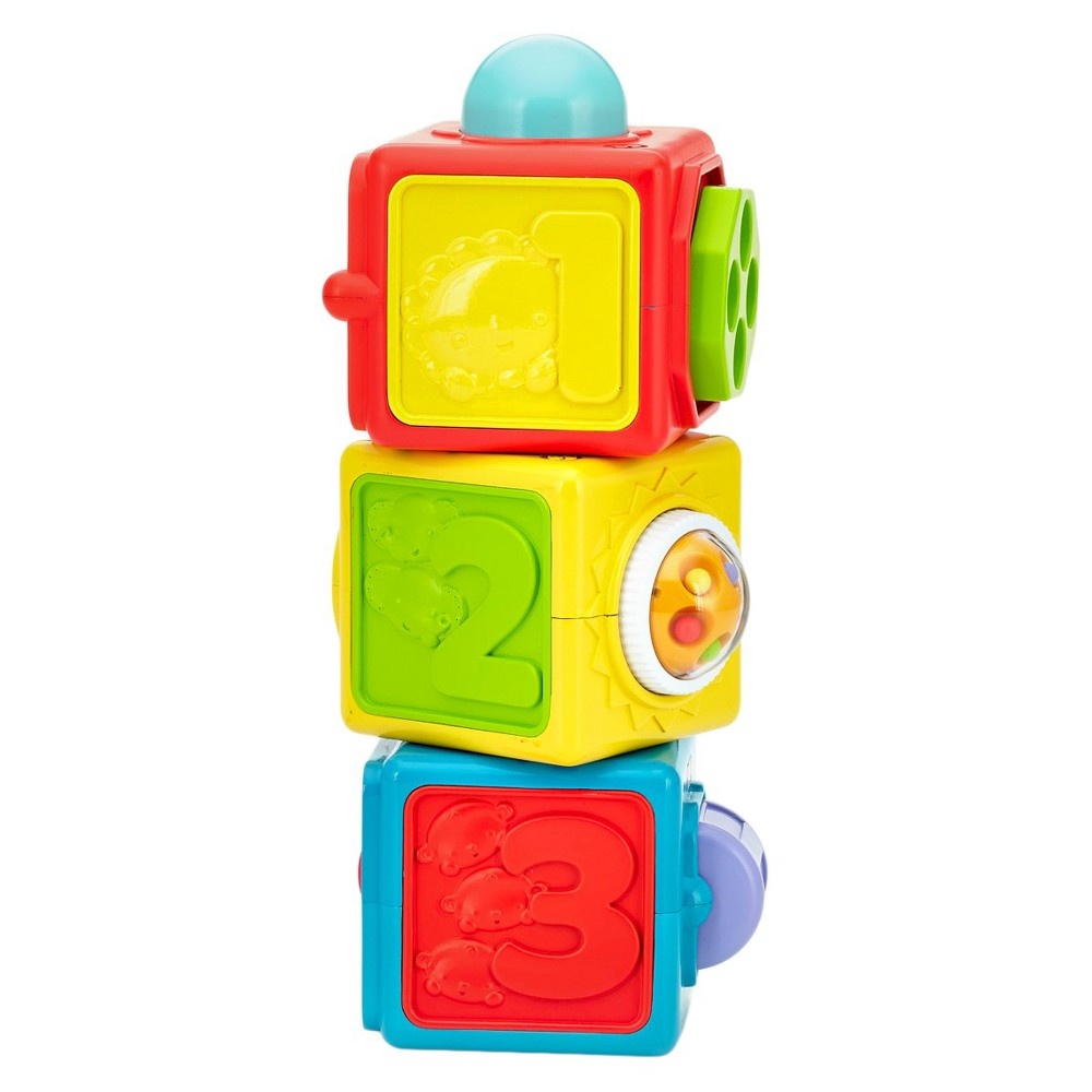 slide 8 of 9, Fisher-Price Stacking Action Blocks, 1 ct