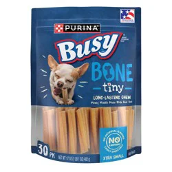 Purina Busy Bone Tiny Chewy Pork Flavor Dog Treats - 30ct