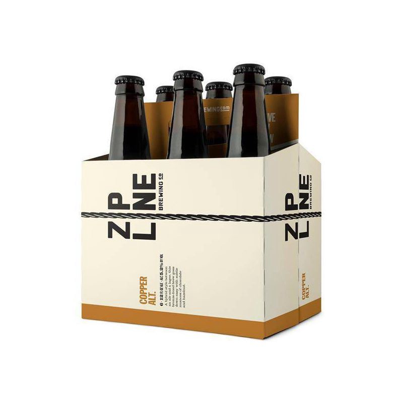 slide 1 of 1, Zipline Brewing Co. Zipline Copper Alt Beer - 6pk/12 fl oz Bottles, 6 ct; 12 fl oz