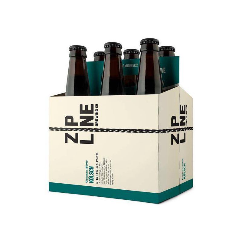 slide 1 of 1, Zipline Brewing Co. Zipline Kolsch Beer - 6pk/12 fl oz Bottles, 6 ct; 12 fl oz