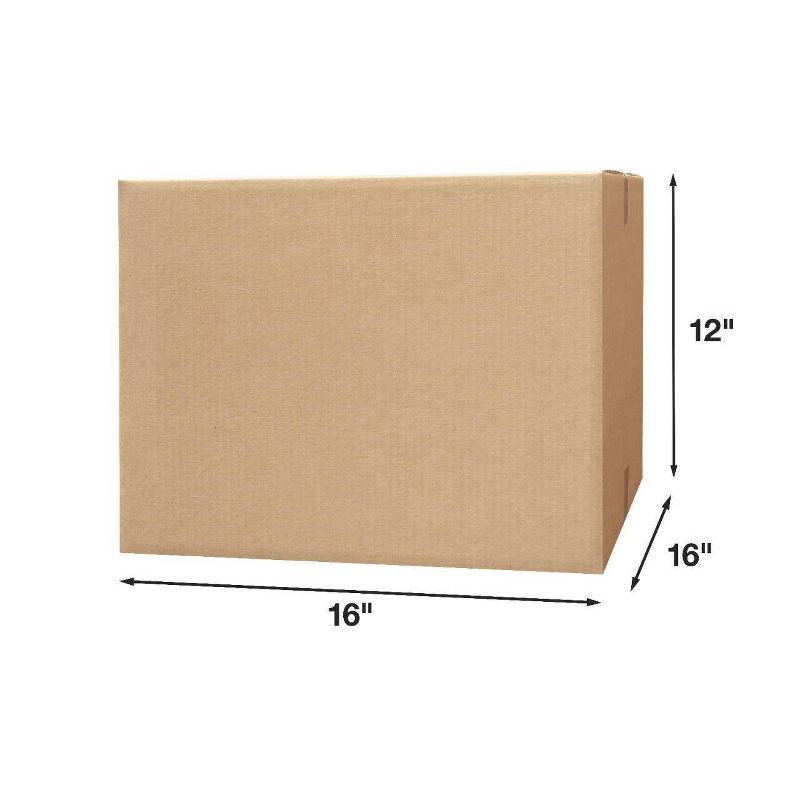 slide 3 of 8, Scotch Mailing/Moving/Storage Box - 16" x 16" x 12", 1 ct