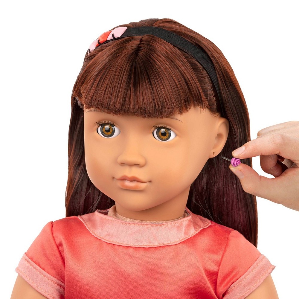 slide 3 of 5, Our Generation Adelita with Pierced Ears 18" Jewelry Doll, 1 ct