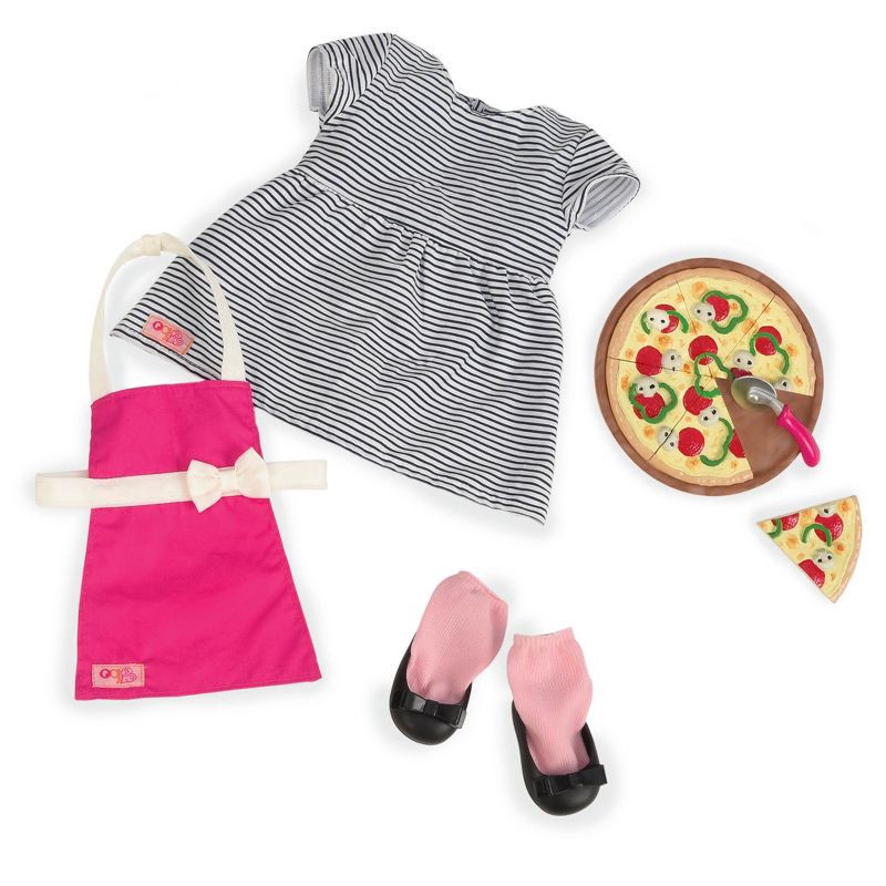 slide 4 of 5, Our Generation Isa with Storybook & Outfit 18" Posable Cooking Doll, 1 ct