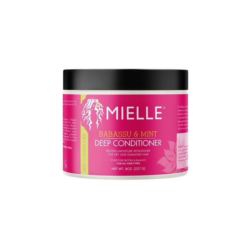 slide 1 of 4, Mielle Organics Babassu Mint Deep Conditioner - 8oz, 8 oz