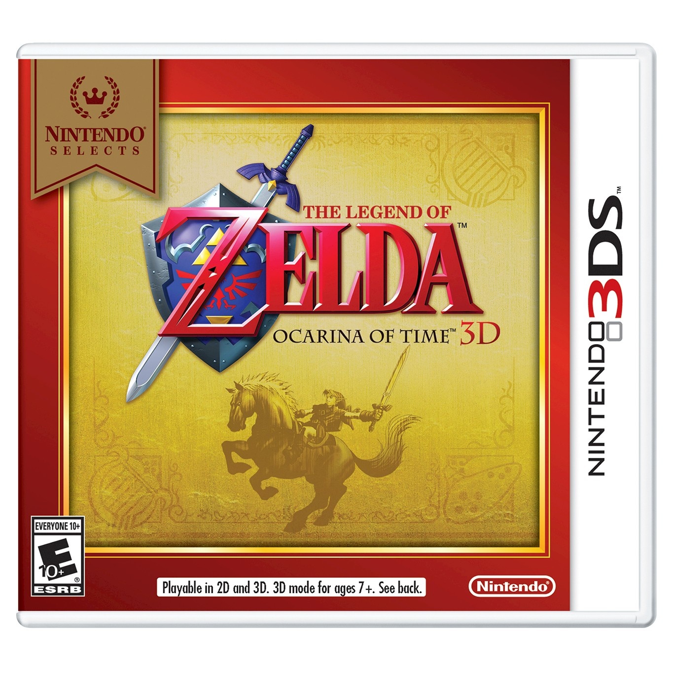 slide 1 of 1, Nintendo Selects: the LeGend of Zelda: Ocarina of Time 3D - Nintendo 3DS, 1 ct