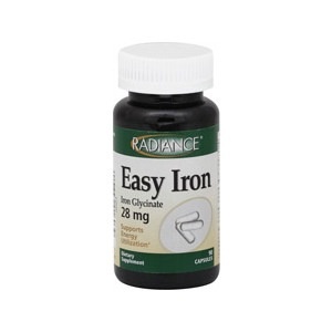 slide 1 of 1, Radiance Easy Iron 28 mg Capsules, 90 ct