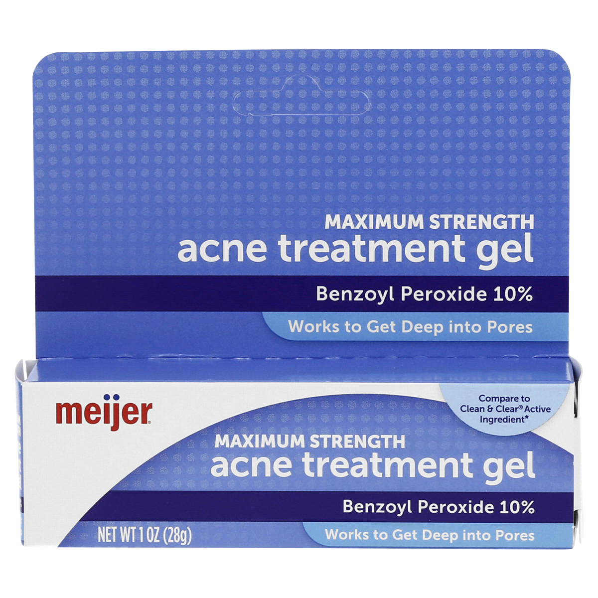 slide 1 of 9, Meijer Acne Treatment Gel, 1 oz