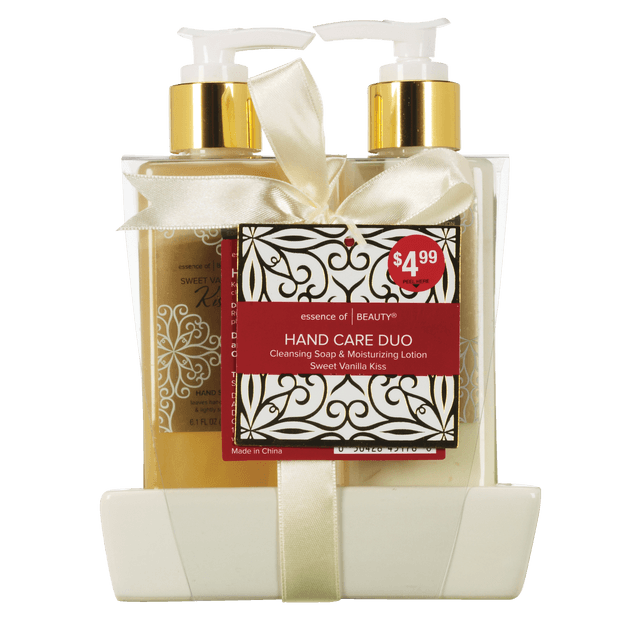 slide 1 of 1, Essence of Beauty Hand Lotion & Soap, 1 ct