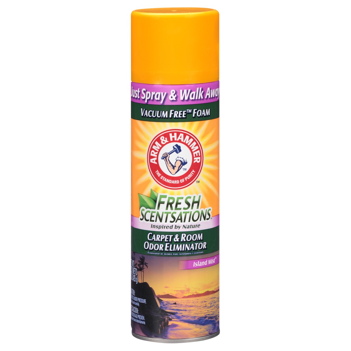 slide 1 of 10, ARM & HAMMER™ Fresh Scentsations™ Carpet Odor Eliminator, Island Mist - Foam, 15 oz