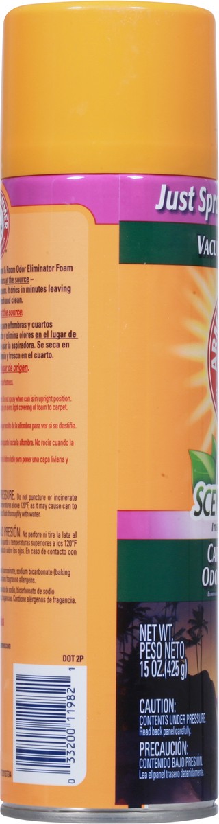 slide 7 of 10, ARM & HAMMER™ Fresh Scentsations™ Carpet Odor Eliminator, Island Mist - Foam, 15 oz