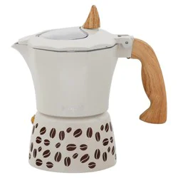 HappiKloc 3 Cup Deco Printing Aluminum Coffee Maker 1 ea