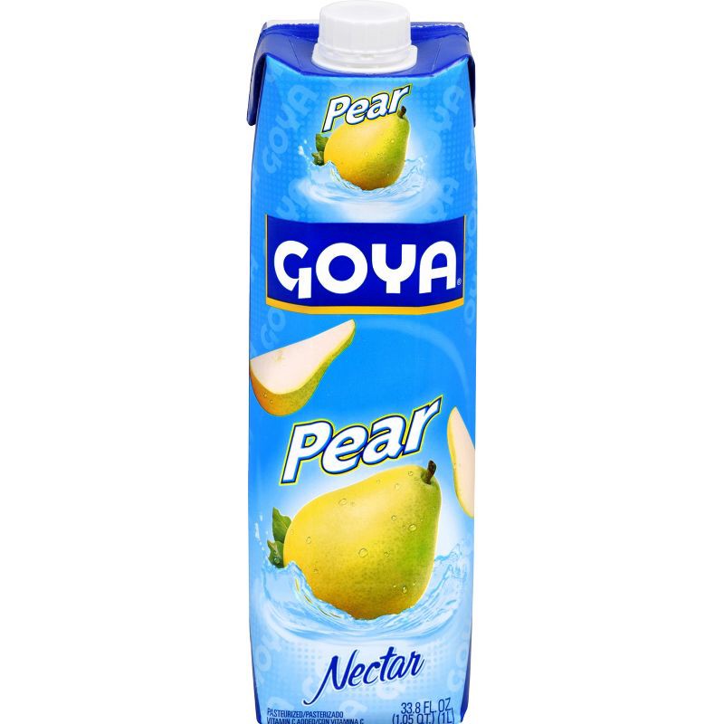 slide 1 of 4, Goya Nectar Prisma Pear - 33.8 fl oz Carton, 33.8 fl oz