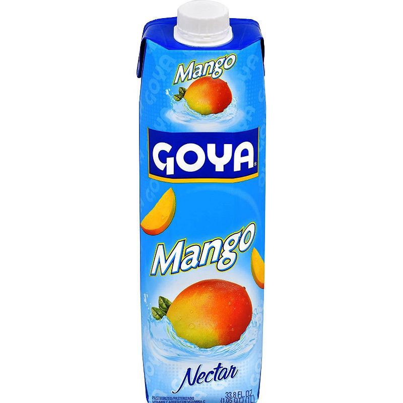 slide 1 of 5, Goya Mango Nectar - 33.8 fl oz Carton, 33.8 fl oz