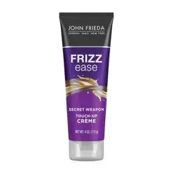 John Frieda Anti Frizz, Frizz Ease Secret Weapon Touch-Up Crème, Anti-Frizz Styling Cream, Helps to Calm and Smooth Frizz-prone Hair, 4 Ounce