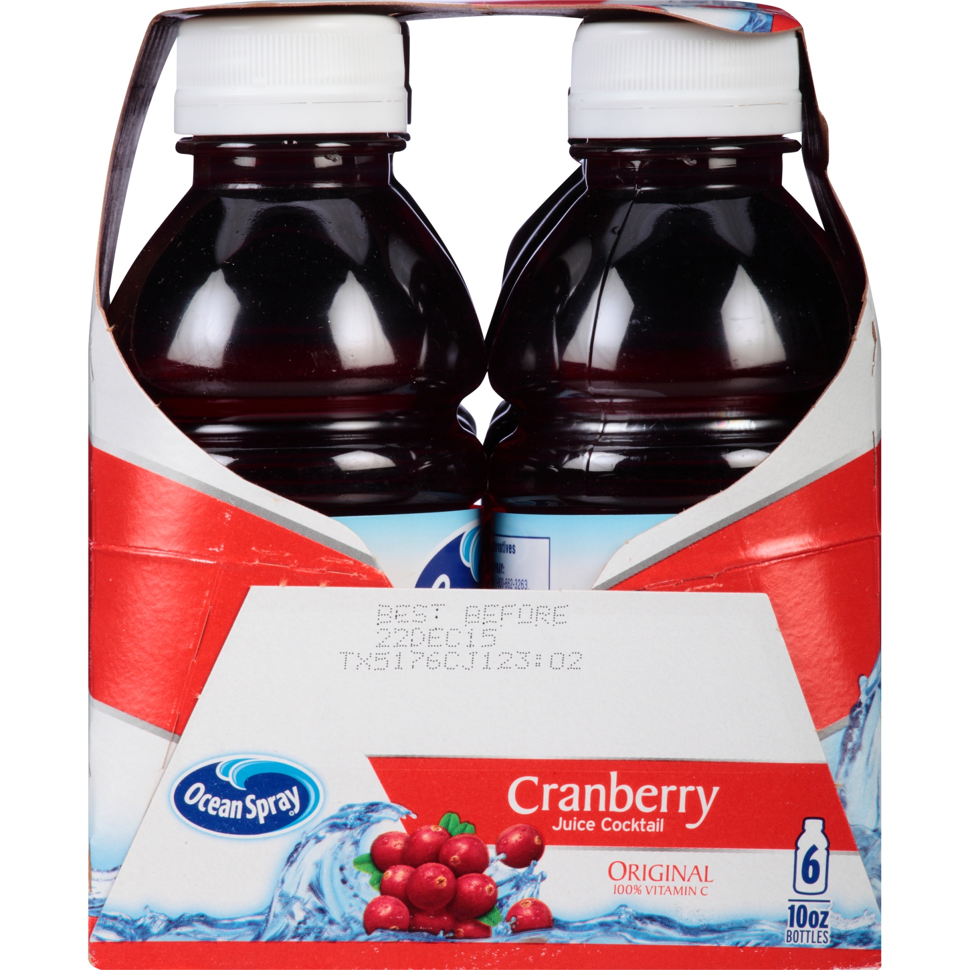 slide 4 of 8, Ocean Spray Cranberry Bottles, 6 ct; 10 fl oz