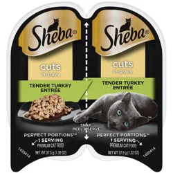 Sheba Perfect Portions Cuts in Gravy Tender Turkey Flavor Wet Cat Food - 2.64oz