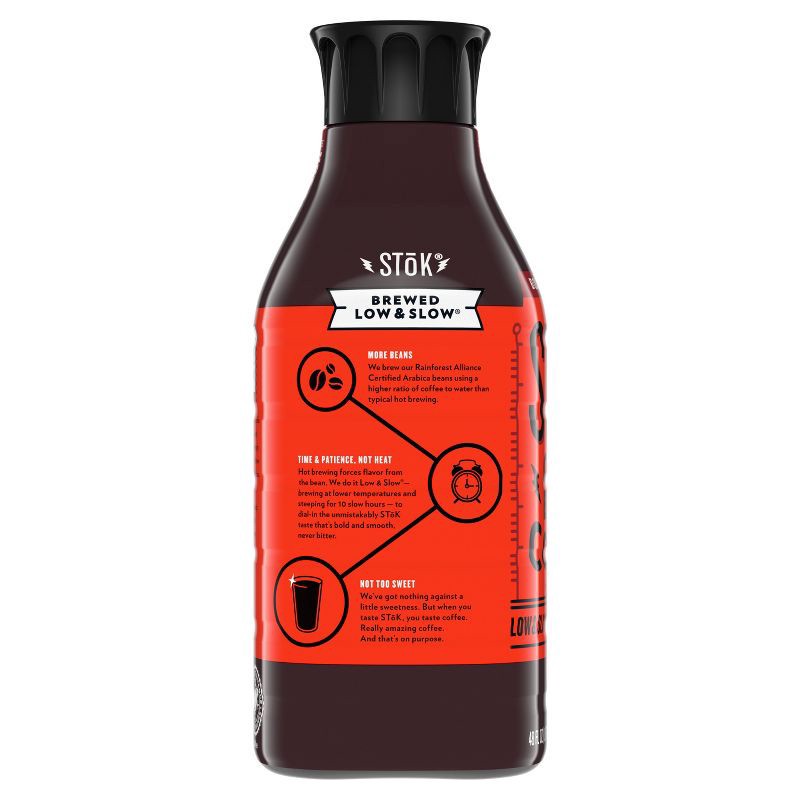 slide 13 of 13, SToK Not Too Sweet Black Cold Brew Coffee - 48 fl oz, 48 fl oz