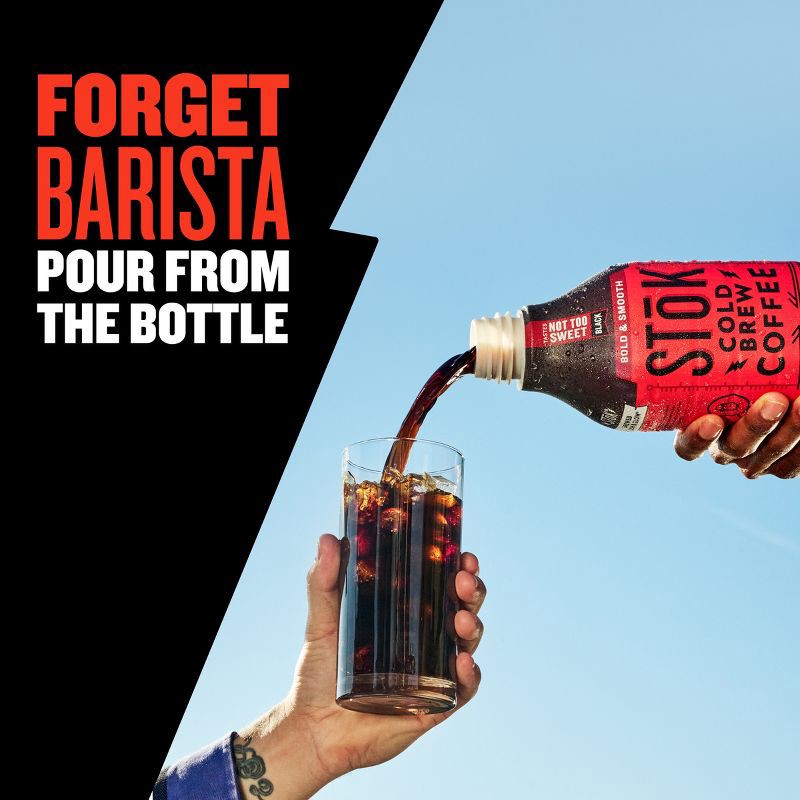 slide 4 of 13, SToK Not Too Sweet Black Cold Brew Coffee - 48 fl oz, 48 fl oz