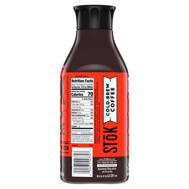 slide 11 of 13, SToK Not Too Sweet Black Cold Brew Coffee - 48 fl oz, 48 fl oz