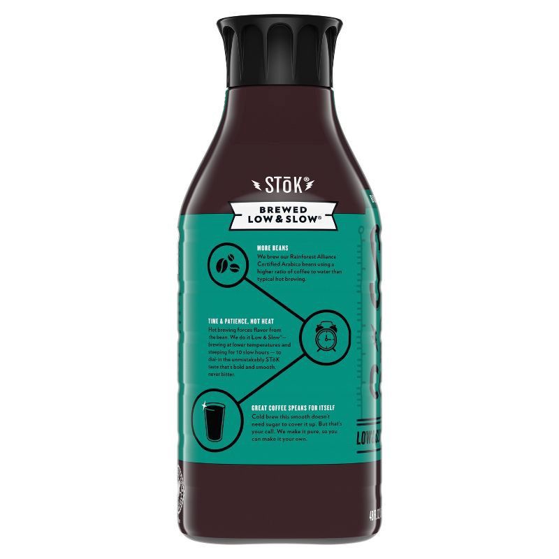 slide 3 of 10, SToK Black Unsweetened Cold Brew Coffee - 48 fl oz, 48 fl oz